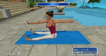 Daisy Fuentes Pilates screen shot game playing